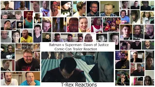 Epic Reaction to Batman v Superman Dawn of Justice Comic Con Trailer | Reaction Mashup