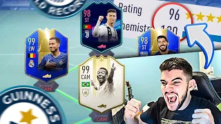 ÉPICO!! O MAIOR FUT DRAFT DA HISTÓRIA!! RECORDE!! FIFA 19