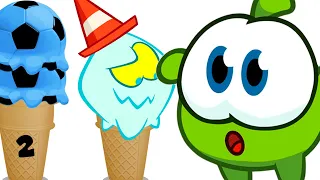 Om Nom and Om Nelle play ball sports / Learn English with Om Nom / Educational Cartoon