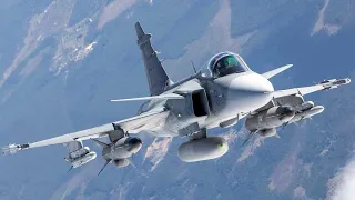 Gripen NG Fighter Jet In Action