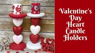 Valentine’s Day Crafts: Heart Candle Holders