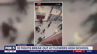 Brawl breaks out at Flowers High School