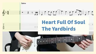 The Yardbirds - Heart Full Of Soul Guitar Cover With Tab
