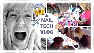 TOTAL PANIC!! | NAIL TECH VLOG | TEACHING GEL NAILS AND NAIL ART TO CANADIANS | LIGHT ELEGANCE