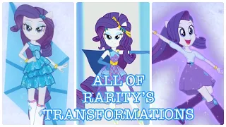 My Little Pony: Equestria Girls | All of Rarity’s Transformations 💎