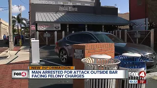 Man arrested for sucker punching another man outside bar facing felony charges