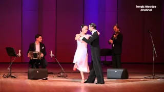 Tango-Vals "Desde el Alma".  Olga Nikola and Dmitriy Kuznetsov  with “Solo Tango Orquesta". Танго.