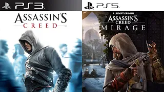 Assassin's Creed PlayStation Evolution (2007-2023)