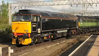 Fantastic Few Hours at Crewe/ LSL Steam 34046 BRAUNTON  47/57 37s Rail Operation Group 17/04/24
