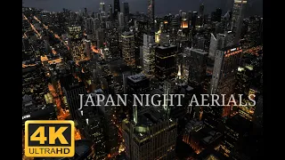 Japan Night Aerials in 4k #10