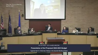 City Council Special Meeting April 4, 2022