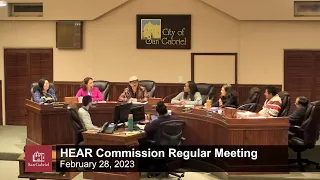 HEAR Commission - February 28, 2023 Regular Meeting - City of San Gabriel