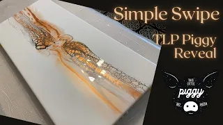 #214 Simple Swipe - TLP Color Reveal | Acrylic Pour Painting | Abstract | Fluid Painting
