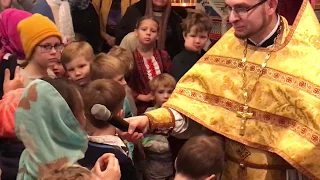 2019-10-20 Интерактивная проповедь на (Лк 7, 11-16) на детской литургии