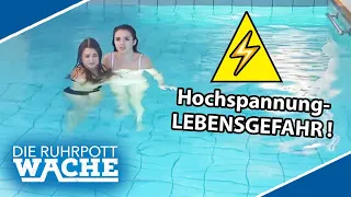 380 Volt Kabel IM POOL ⚡ Jungen Mädchen droht TÖDLICHER Elektroschock | Die Ruhrpottwache | SAT.1