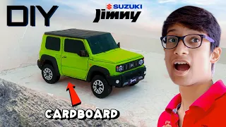 How To Make Suzuki Jimny with Cardboard | Suzuki Jimny Cardboard