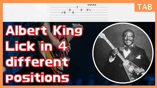 Albert King Lick 4 Explained From Blues Power 9/23/1970 Fillmore East / Blues Guitar Lesson
