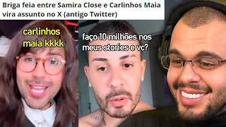 CARLINHOS MAIA É ARROGANTE COM SAMIRA CLOSE E BRIGA SAI DO CONTROLE