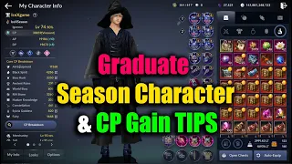 Black Desert Mobile Graduate Season Character & CP Gain TIPS