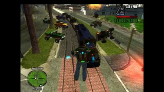 Как остановить поезд в GTA San Andreas