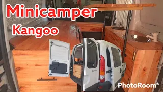 MINICAMPER con maderas RECICLADAS