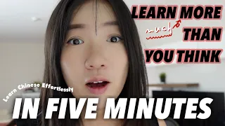 Learn Chinese Easily and Effortlessly In Five Minutes | Learn Real Useful Chinese Phrases