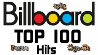 Billboard's Top 100 Songs Of 1983 Part 1 #50 #1