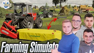 "SĄSIEDZI" #10 [S1] Wyścig z Przyczepą?😂Koszenie Soi & Trawy 🌾FS22 MP| MafiaSolecTeam🚜