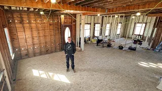 Restoring A $7,000 Mansion: Framing The Kitchen