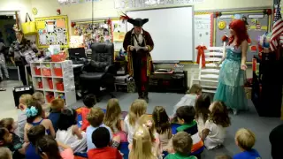 Augusta Prep Pre-K is Visited by Pirate and Little Mermaid Ariel