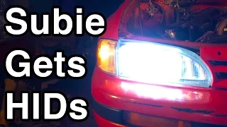 OPT7 HID Kit Install [Subie Gets HIDs]