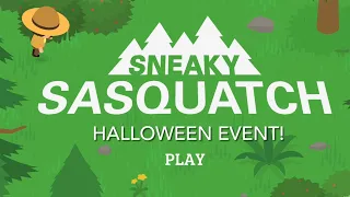 I Played The Sneaky Sasquatch Halloween Event