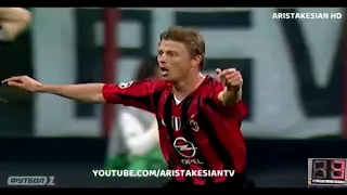 LATE GOAL of Jon Dahl Tomasson ​(Milan) v PSV Eindhoven at 90+3 ／ 2004-05 UCL semifinals 1º leg