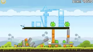 Official Angry Birds walkthrough for theme 4 levels 11-15