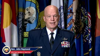 Chief of Space Operations Gen. John W. Raymond speaks at the NGAUS Conference 2020