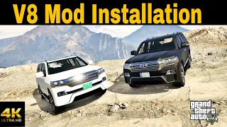 How To Install Toyota Land Cruiser V8 Mod In GTA 5  | GTA 5 Real Life Mods| GTA 5 PAKISTAN