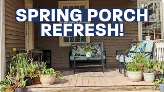 Spring Front Porch Makeover Refresh 🌻🌷