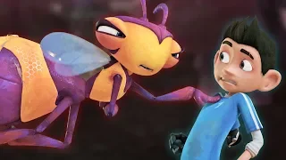 Cartoon | Insectibles | Episode #5 Pleasure To Serve You | 3D Cartoons For Kids | Oddbods & Friends