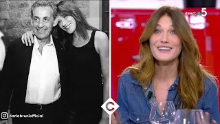 Carla Bruni : sa touchante déclaration d’amour à Nicolas Sarkozy - C à Vous - 08/10/2020