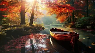 Fall into Relaxation: Ambient Sounds by an Autumnal Lake 🛶💧