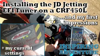 Installing the JD Jetting EFI Tuner on a Honda CRF 450L (JD Jetting Power Surge 6X)