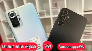 Samsung galaxy a34 frente a Xiaomi redmi note 10 pro [ TEST DE RENDIMIENTO ]