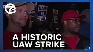 UAW workers officially go on strike at Ford Michigan Assembly Plant