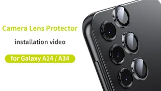 Samsung Galaxy A14/A34 Camera Protector How to Install