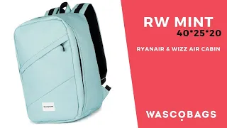 Найкращий рюкзак для ручної поклажі лоукостів | Wascobags RW 40х25х20 (Ryanair, Wizz Air Cabin)