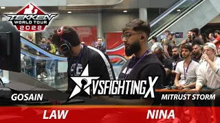 GOSAIN (LAW) VS MITRUST STORM (NINA) | VS Fighting X Tournament 2022 | Top 24