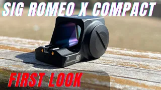 Sig Romeo X Compact First Look #sigsauer #Romeo #compact