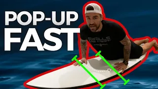 Pop Up On Your Surfboard 2X Faster As Soon As You Watch This (2 Tricks)