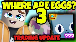 HOW TO FIND 3 EGGS EGG HUNT with HUGE SAFARI CAT in TRADING UPDATE PET SIMULATOR X NEW LOCATION