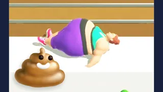 Funny moments in fat 2 fit 💨💩 All levels gameplay android, ios